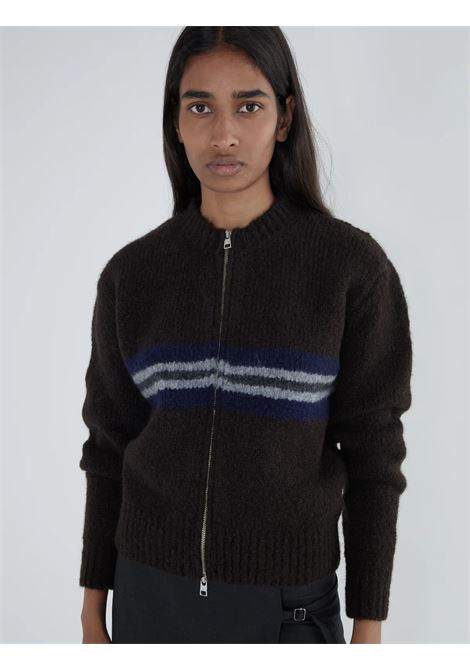 penalti zip cardigan woman brown PALOMA WOOL | VJ9006323